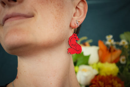 Red Fox Earrings