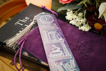 Handmade Acrylic Bookmark - Midnight Library - Bookish Gifts