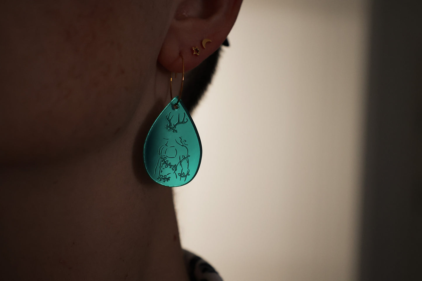 Forest Fae Hoop Earrings